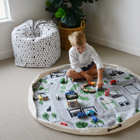 Splotches Bean Bag Cover - Green & Grey