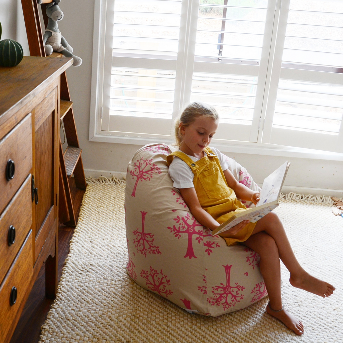 Orchard Pink Bean Bag Cover