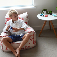 Orchard Red Bean Chair Cover