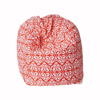 Damask Bean Bag Cover - Red