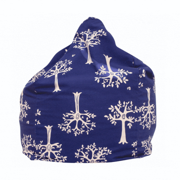 Orchard Navy Bean Bag Cover