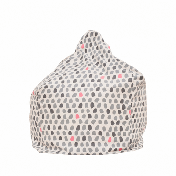 Splotches Bean Bag Cover - Pink & Grey