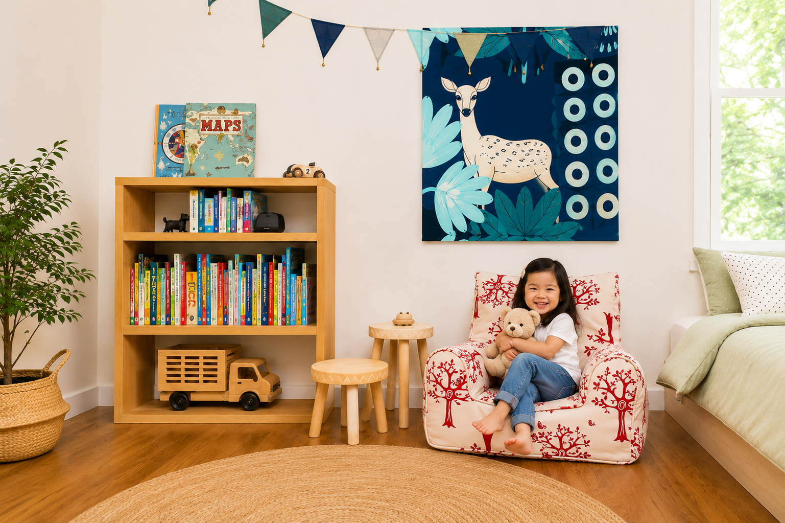 Orchard Red Bean Chair