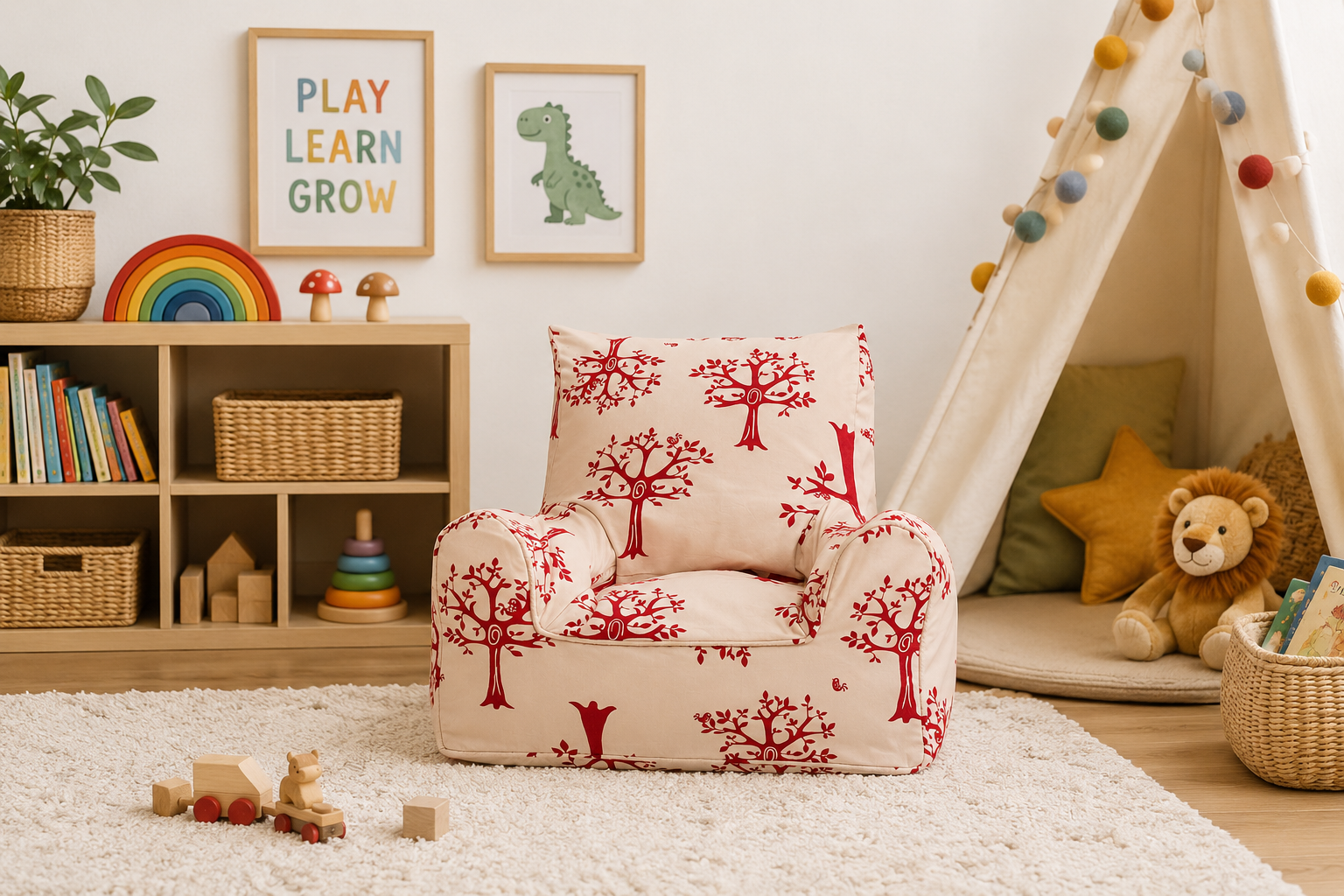 Orchard Red Bean Chair