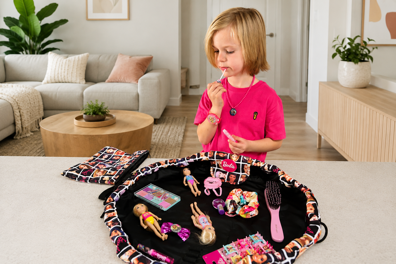 Glam Pouch + Clutch - Barbie Icon No