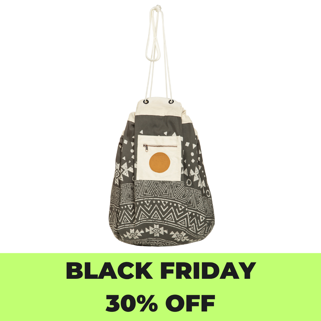 Boho Charcoal Play Pouch