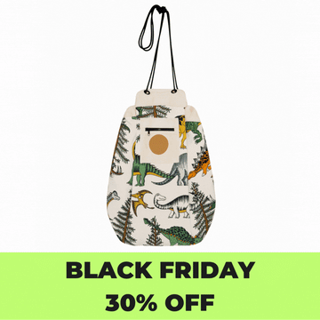 Dino Raw Printed Play Pouch