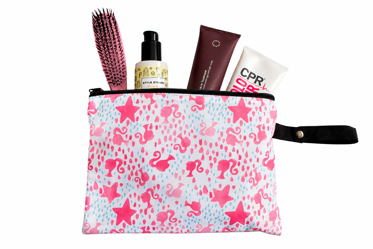 Glam Pouch + Clutch - Barbie Shine