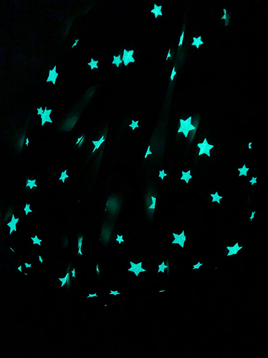 "Glow in the dark" Rainbows & Stars Play Pouch