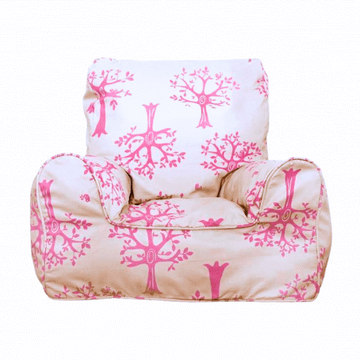 Orchard Pink Bean Chair Cover