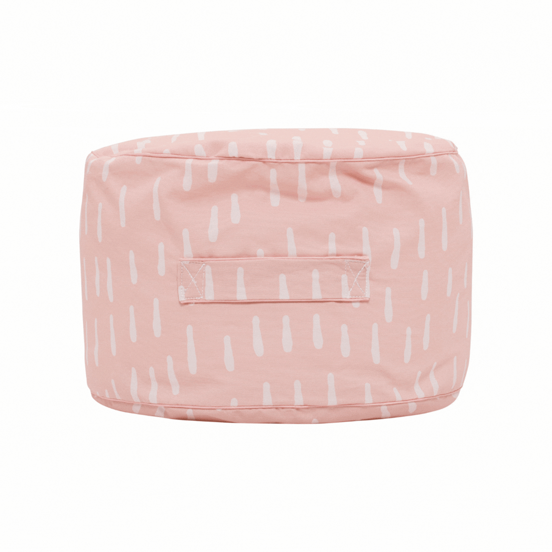 Raindrops Ottoman Cover - Pink