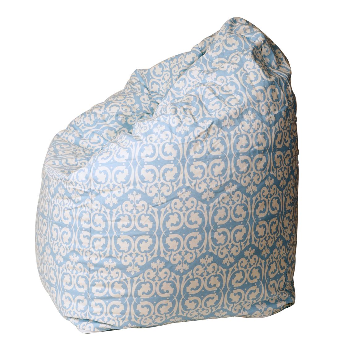 Damask Bean Bag Cover - Blue