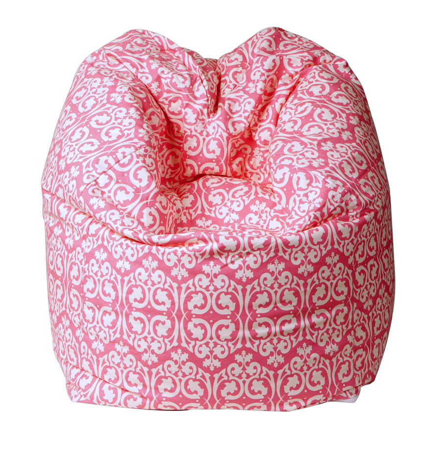 Damask Bean Bag Cover - Pink