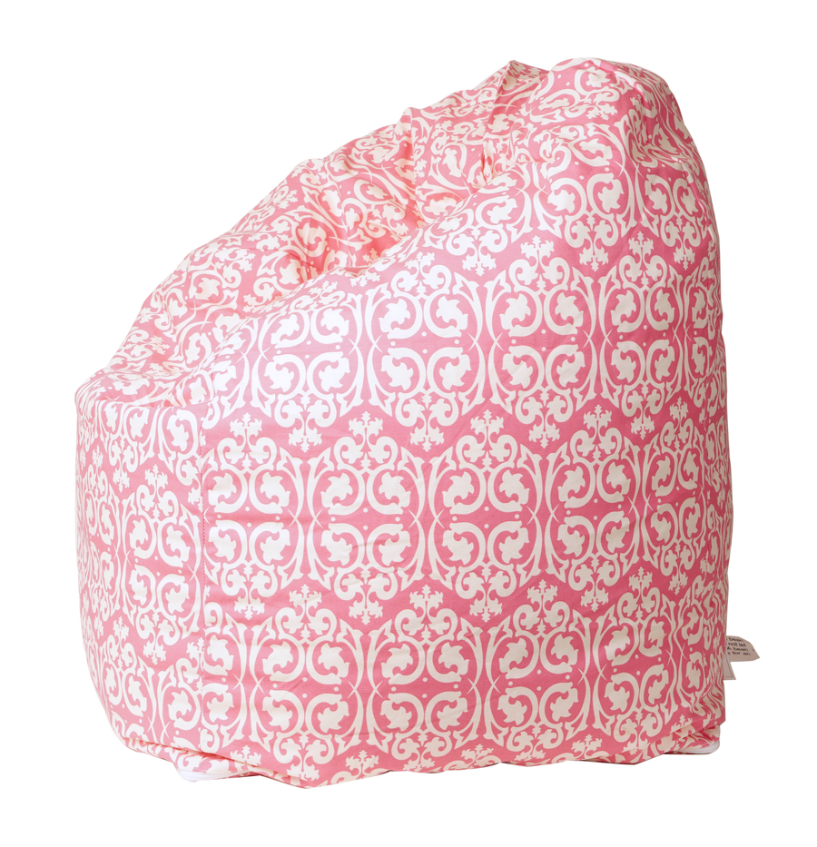 Damask Bean Bag Cover - Pink
