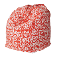 Damask Bean Bag Cover - Red