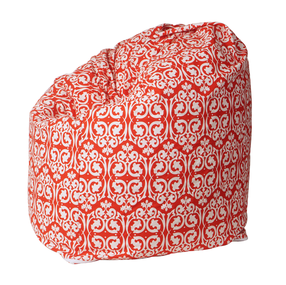 Damask Bean Bag Cover - Red