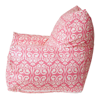 Damask Bean Chair Cover - Pink