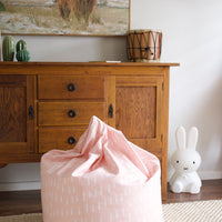 Raindrops Bean Bag Cover - Pink