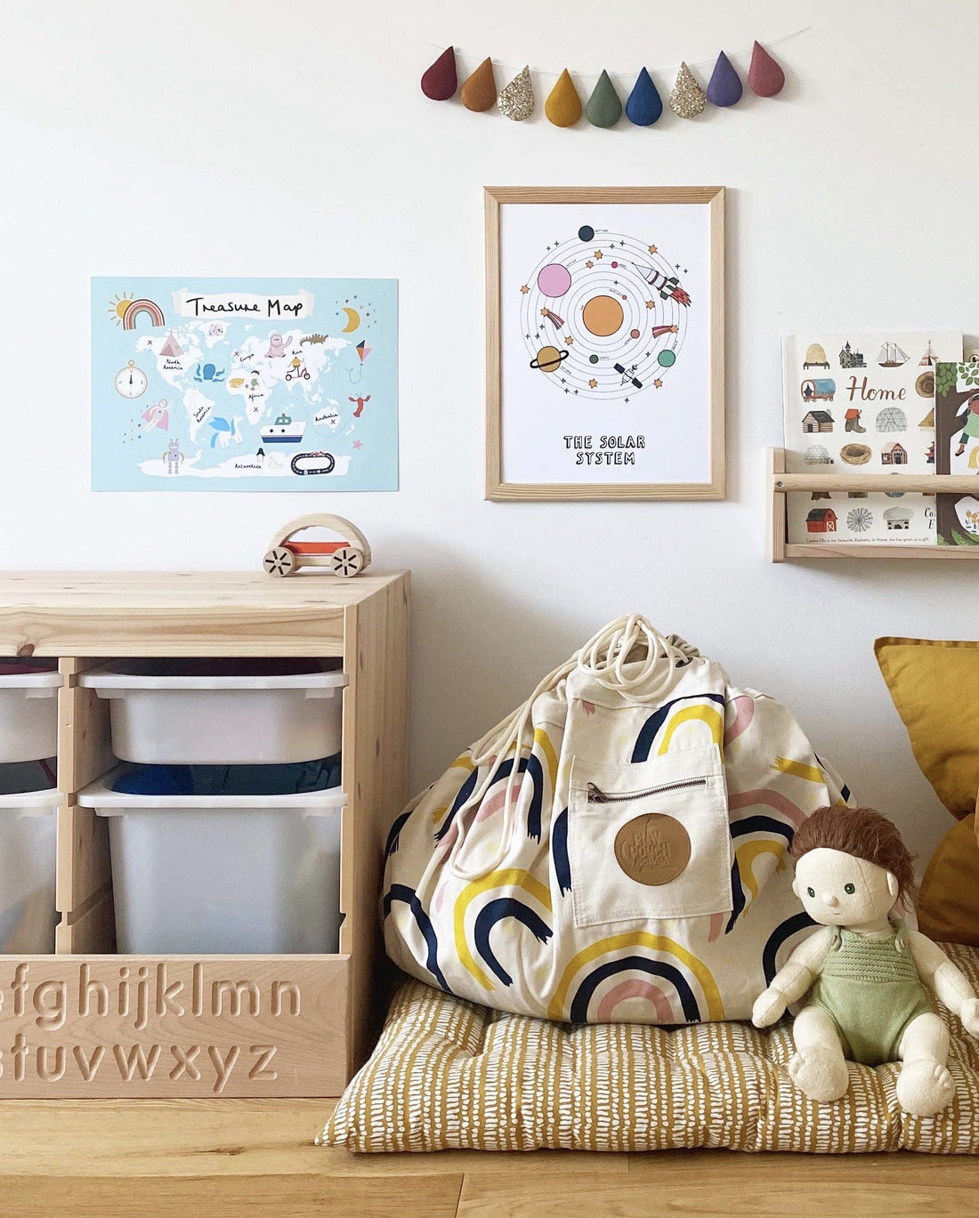 Rainbows & Stars Printed Play Pouch