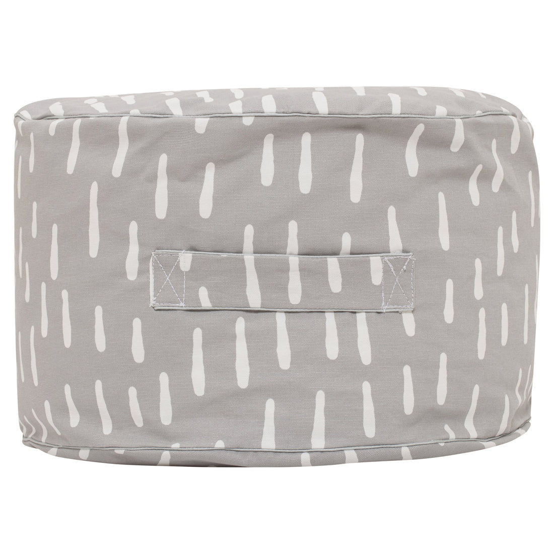 Raindrops Ottoman Cover - Grey