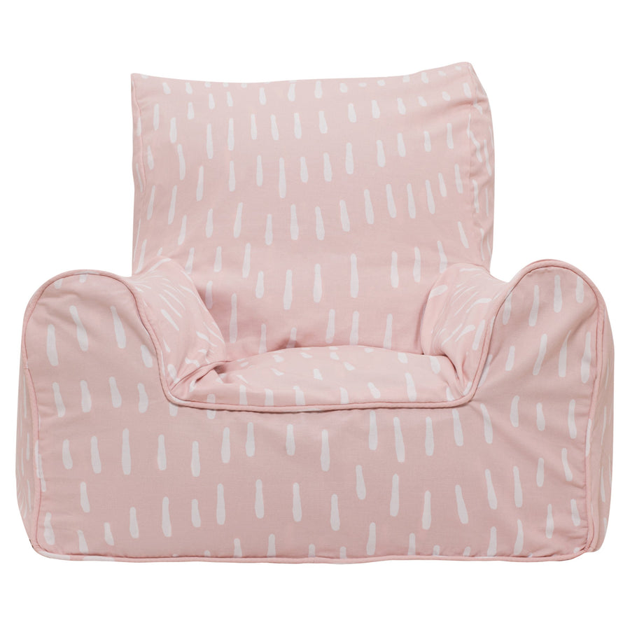 Raindrops Bean Chair Cover - Pink