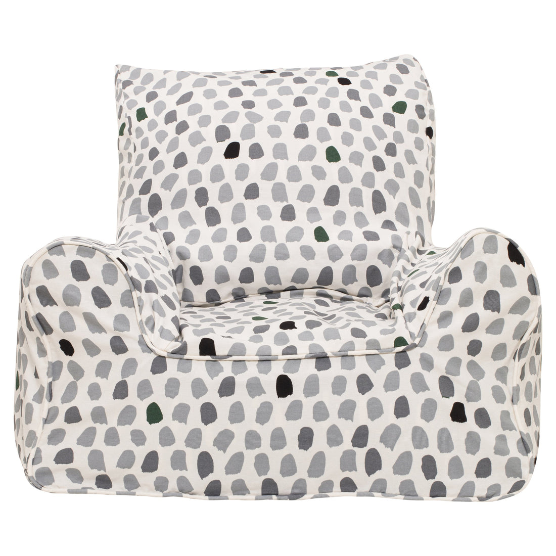 Splotches Bean Chair Cover - Green & Grey
