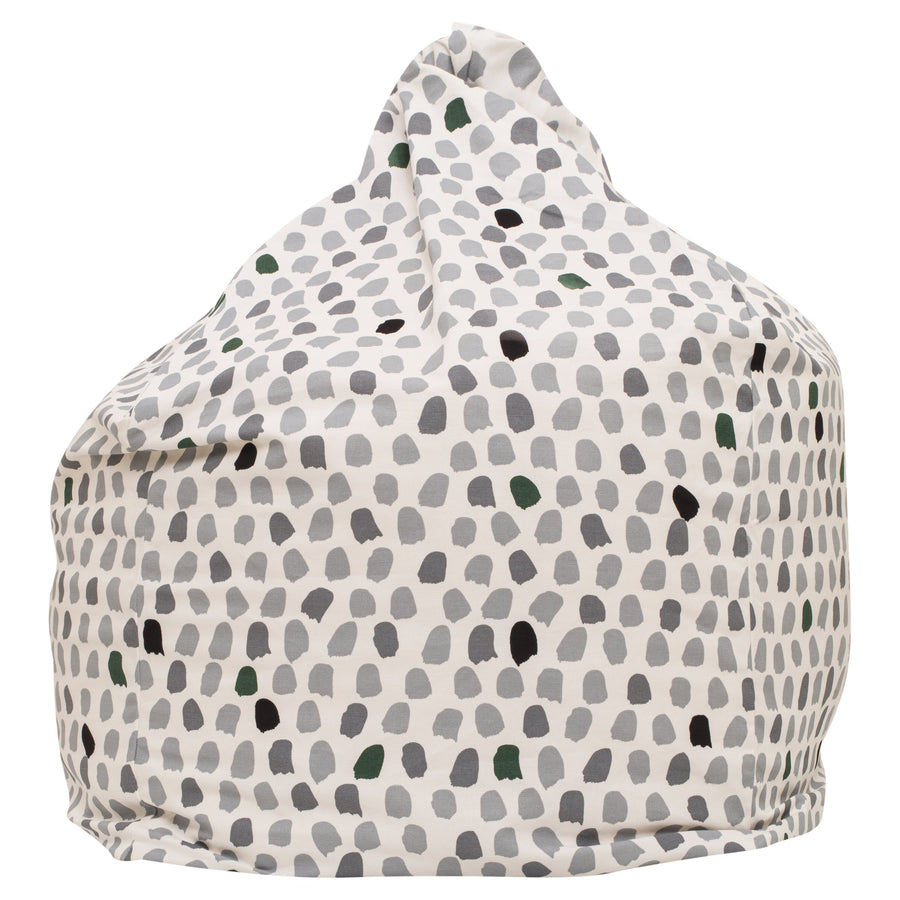Splotches Bean Bag Cover - Green & Grey