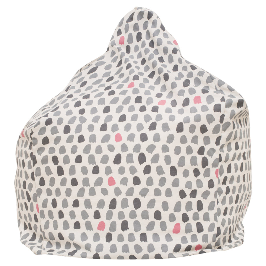 Splotches Bean Bag Cover - Pink & Grey